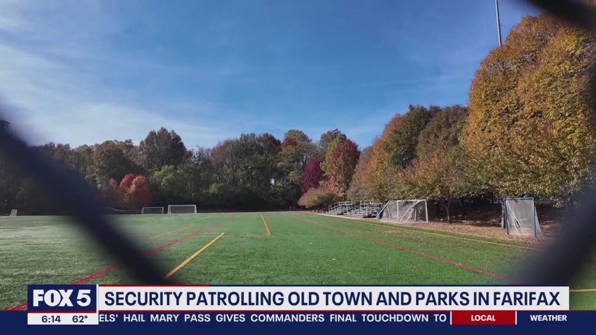 Security patrolling Old Town and parks in Fairfax